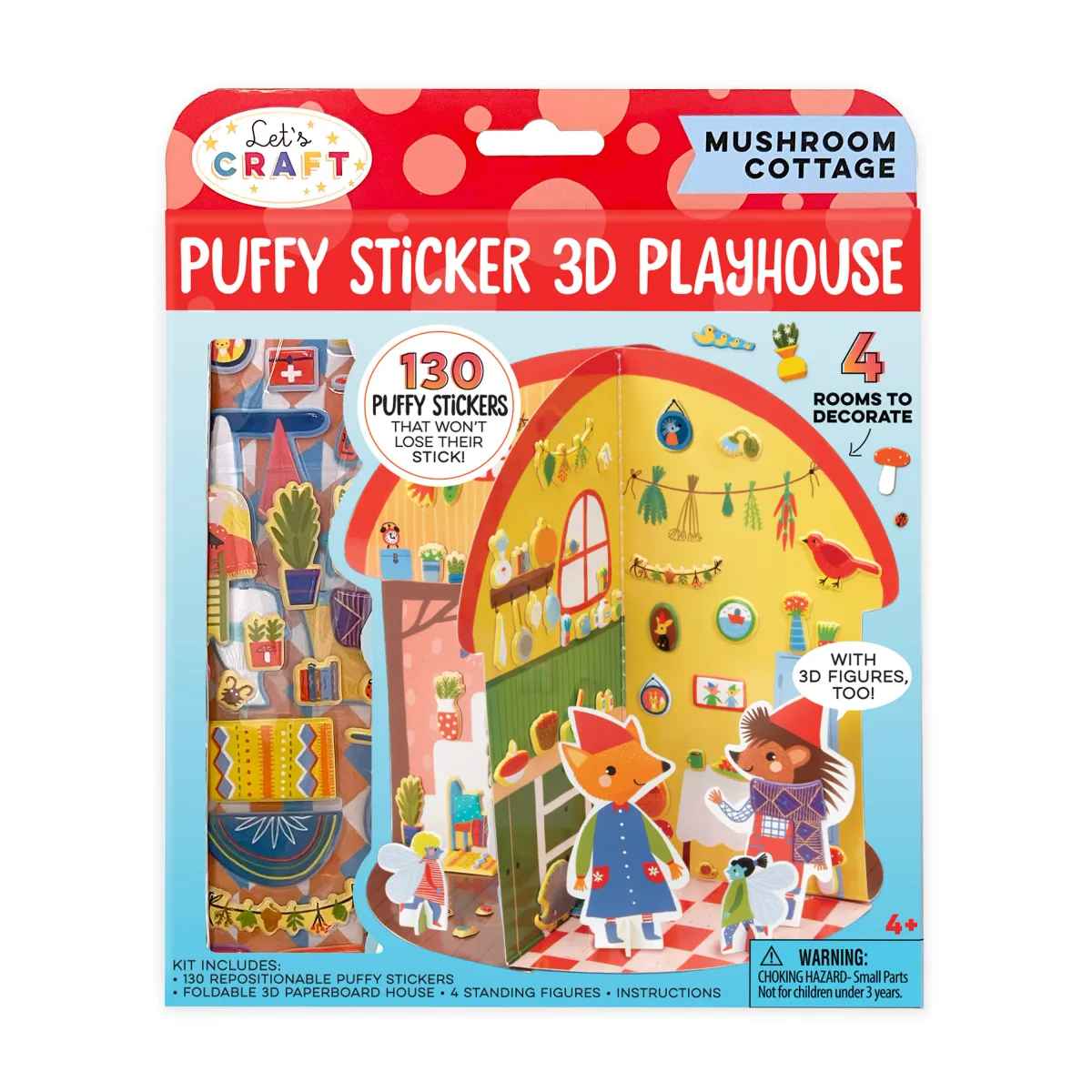 130 Stickers Acolchonados 3D 5