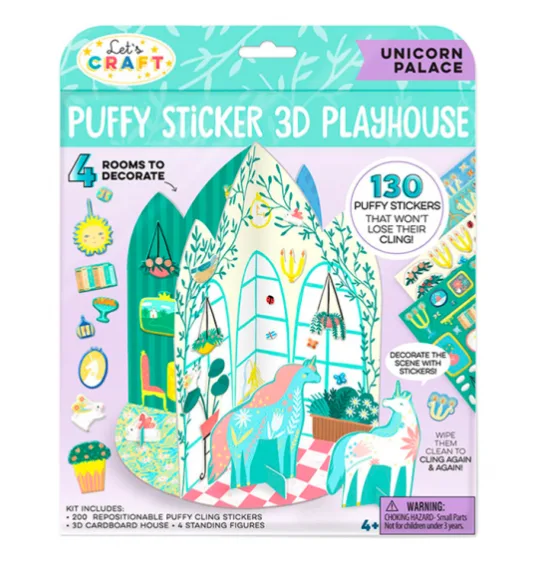 130 Stickers Acolchonados 3D 3