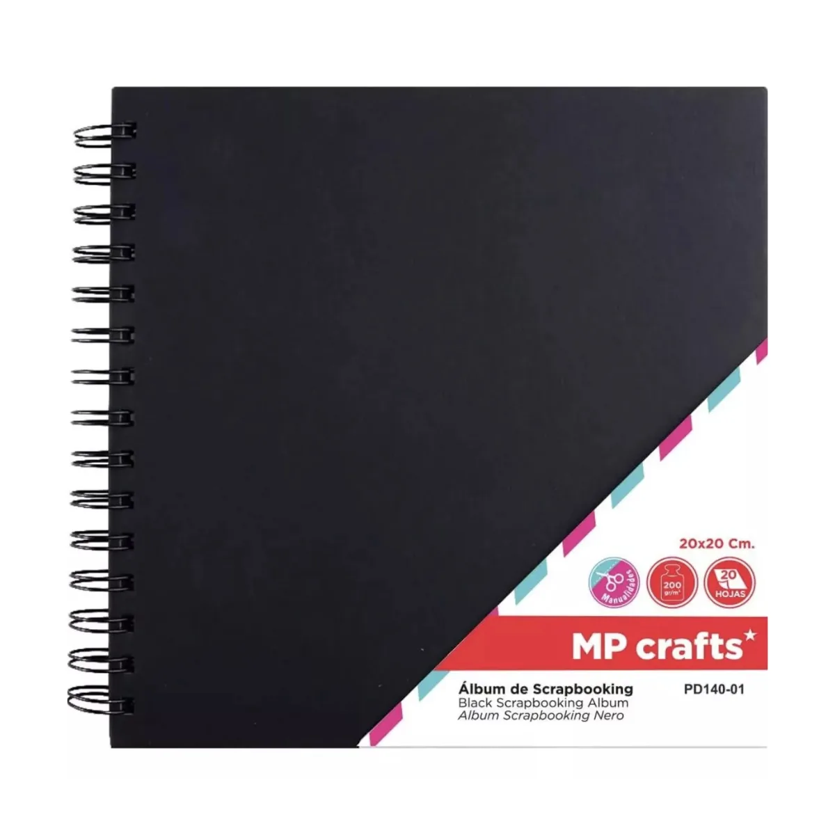 Album de Scrapbooking Negro - Main Paper