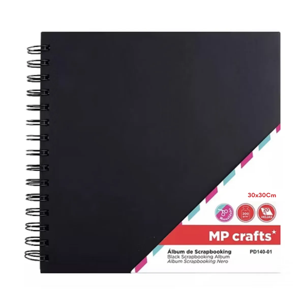Album de Scrapbooking Negro - Main Paper