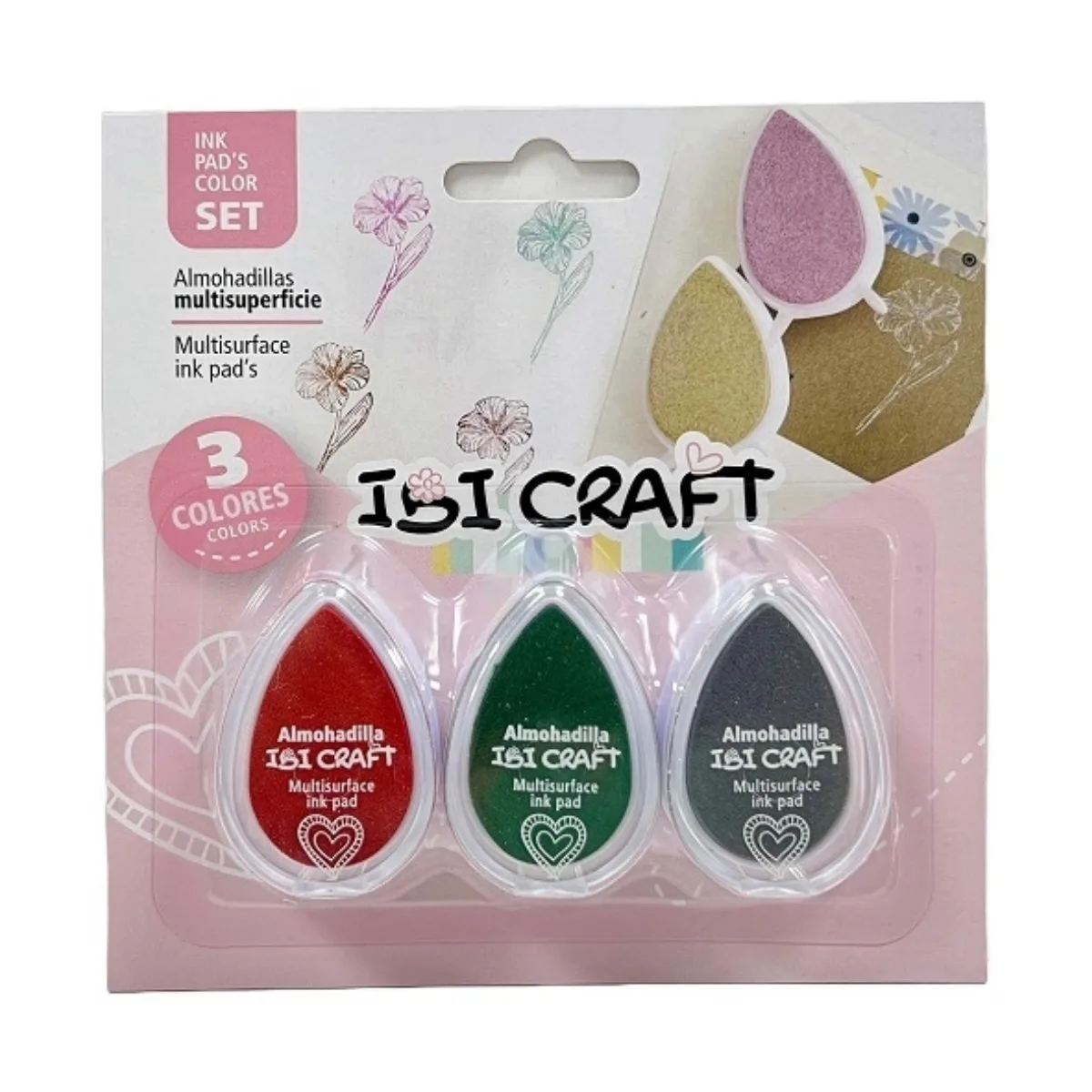 Almohadillas de colores x3 - Ibi Craft