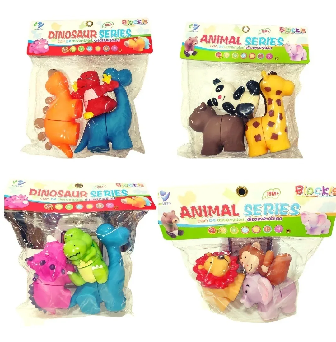 Animales De Encastre Pack 3 unidades