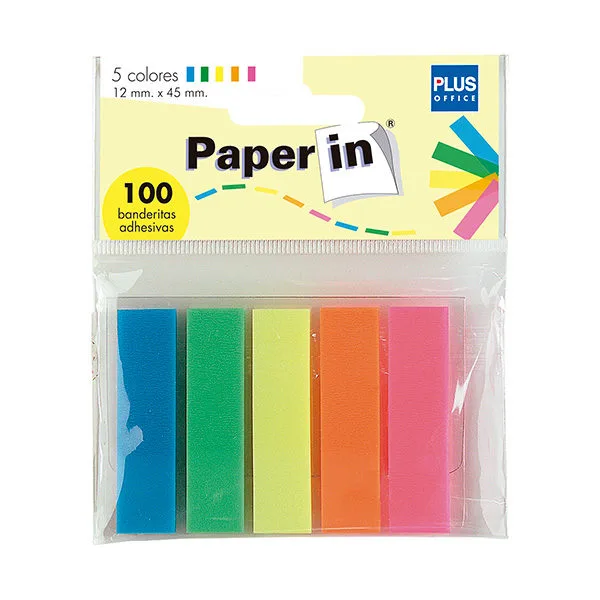 Banderitas Autoadhesivas x100 Post it - Plus Office