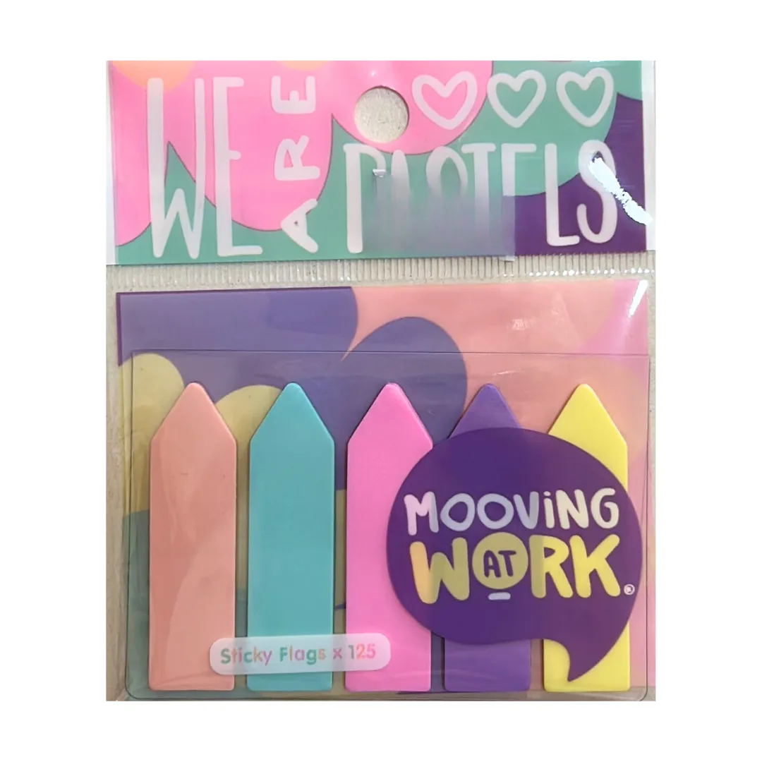 Banderitas Autoadhesivas x125 Post it - Mooving Pasteles