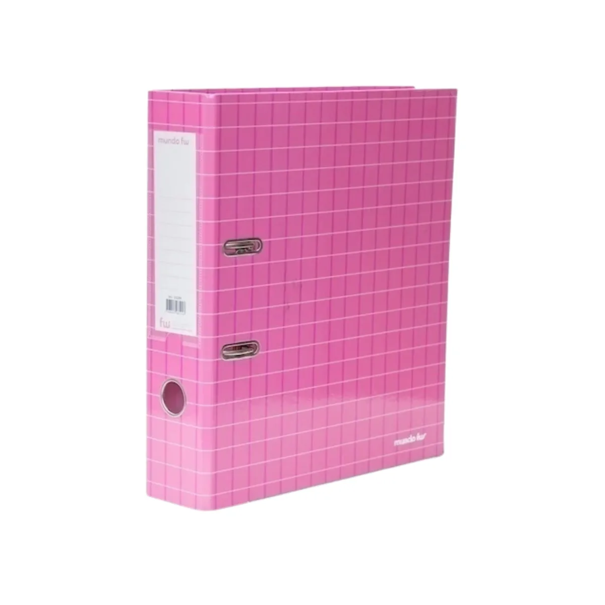 Bibliorato A4 Cuadrados Rosa FW