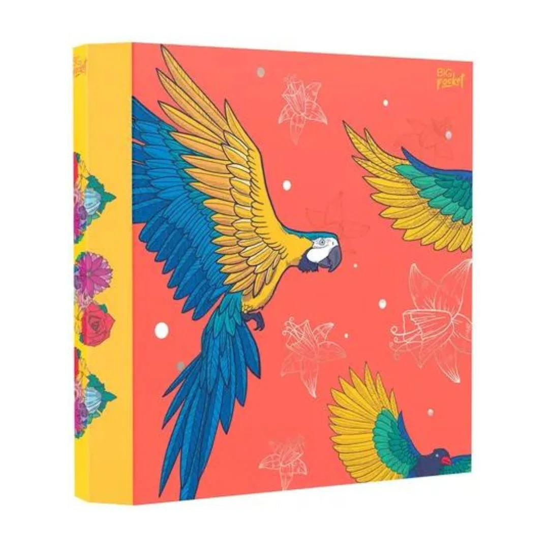 Bibliorato A4 - Frida Kahlo Rojo