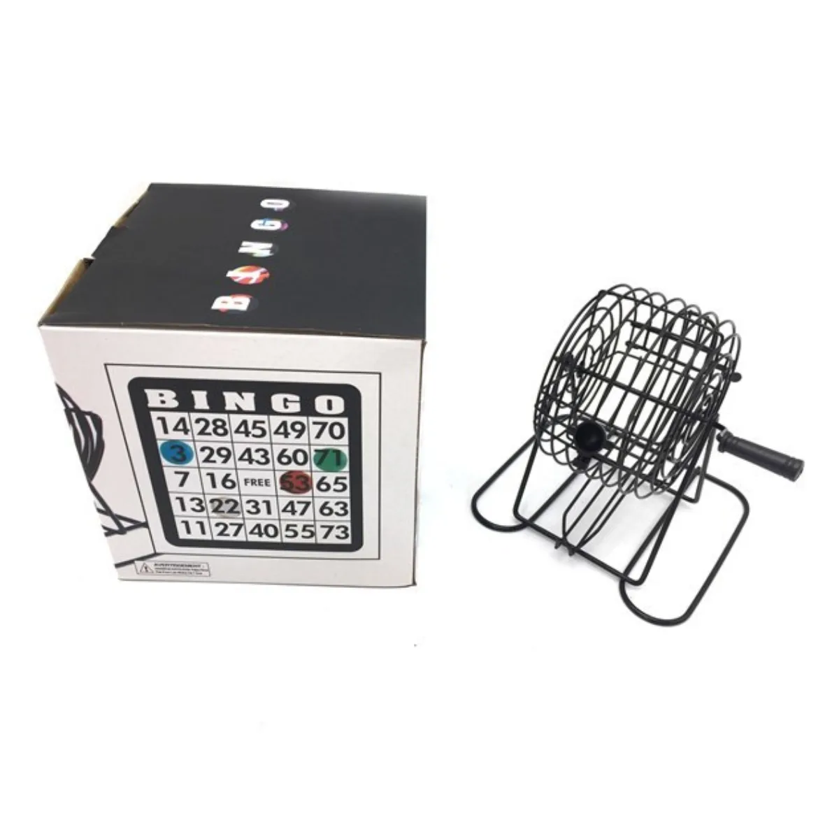 Bingo con Bolillero de Metal 4