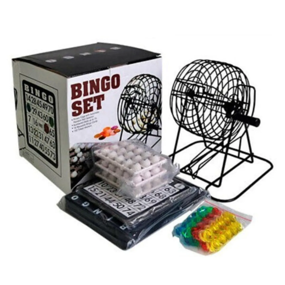 Bingo con Bolillero de Metal