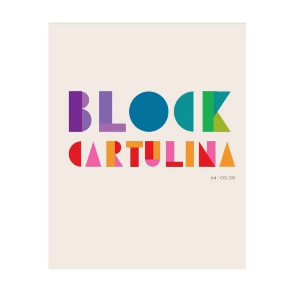 Block A4 Cartulina de colores - Ilustra