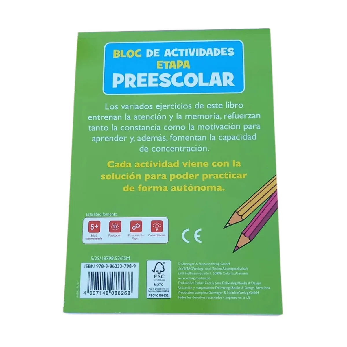 Block de Actividades Etapa Preescolar