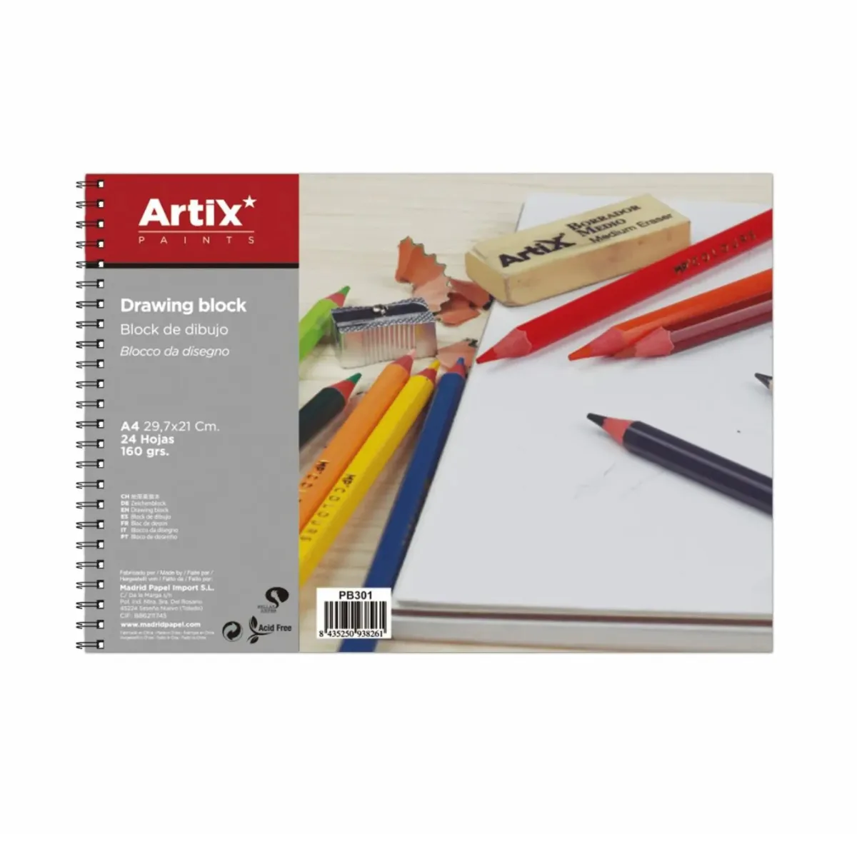 Block de Dibujo A4 - Main Paper
