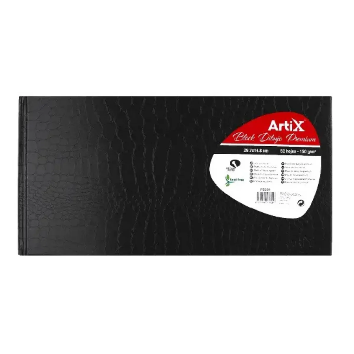 Block Dibujo Premium - Cuaderno Sketchbook Negro