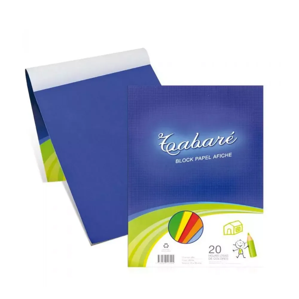 Block Papel Afiche 1/8w - Tabare