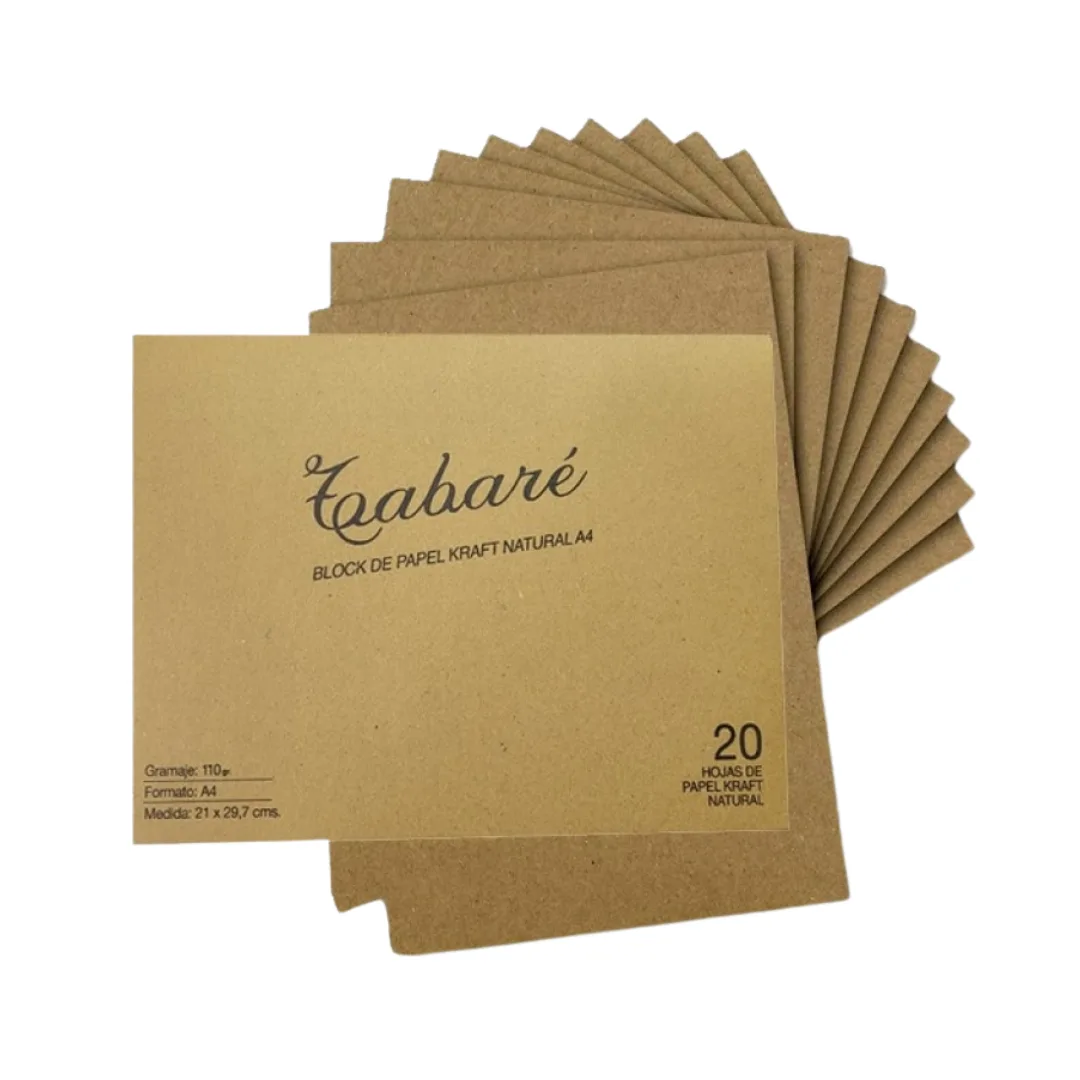 Block Papel Embalaje Kraft A4