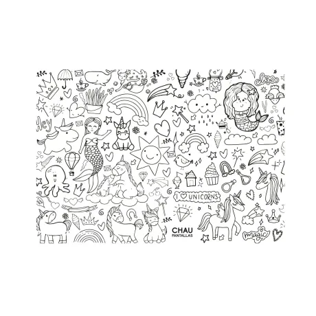 Block para Colorear Animales - Chau Pantallas