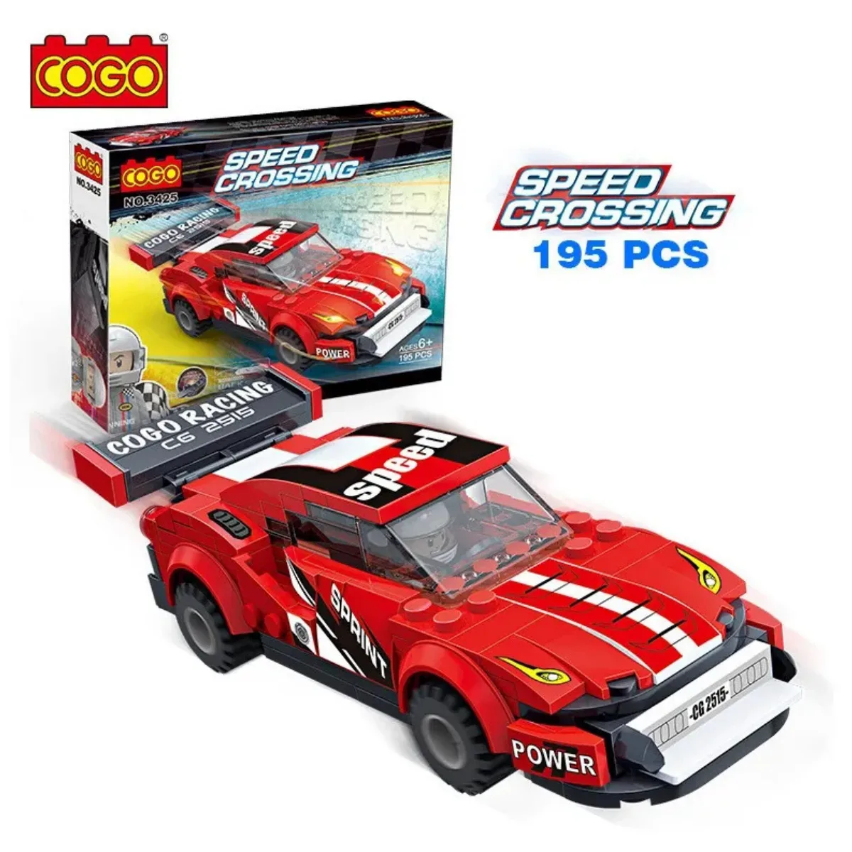 Bloques Encastre para Armar Auto - Cogo 3