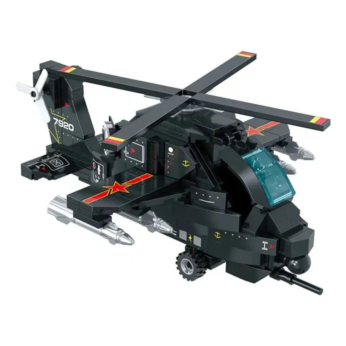Bloques Encastre para Armar Helicoptero - Cogo