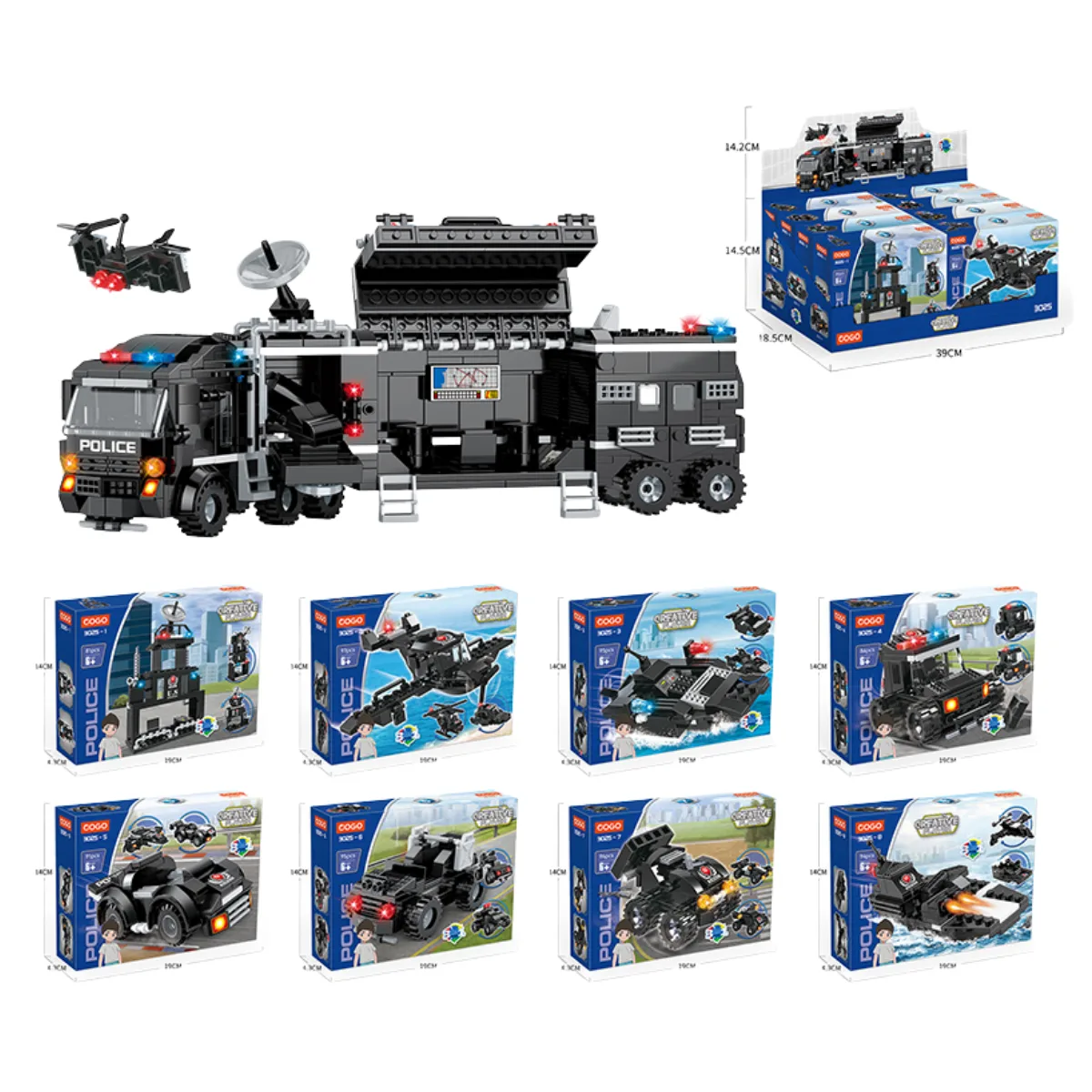 Bloques Encastre Policia - Cogo