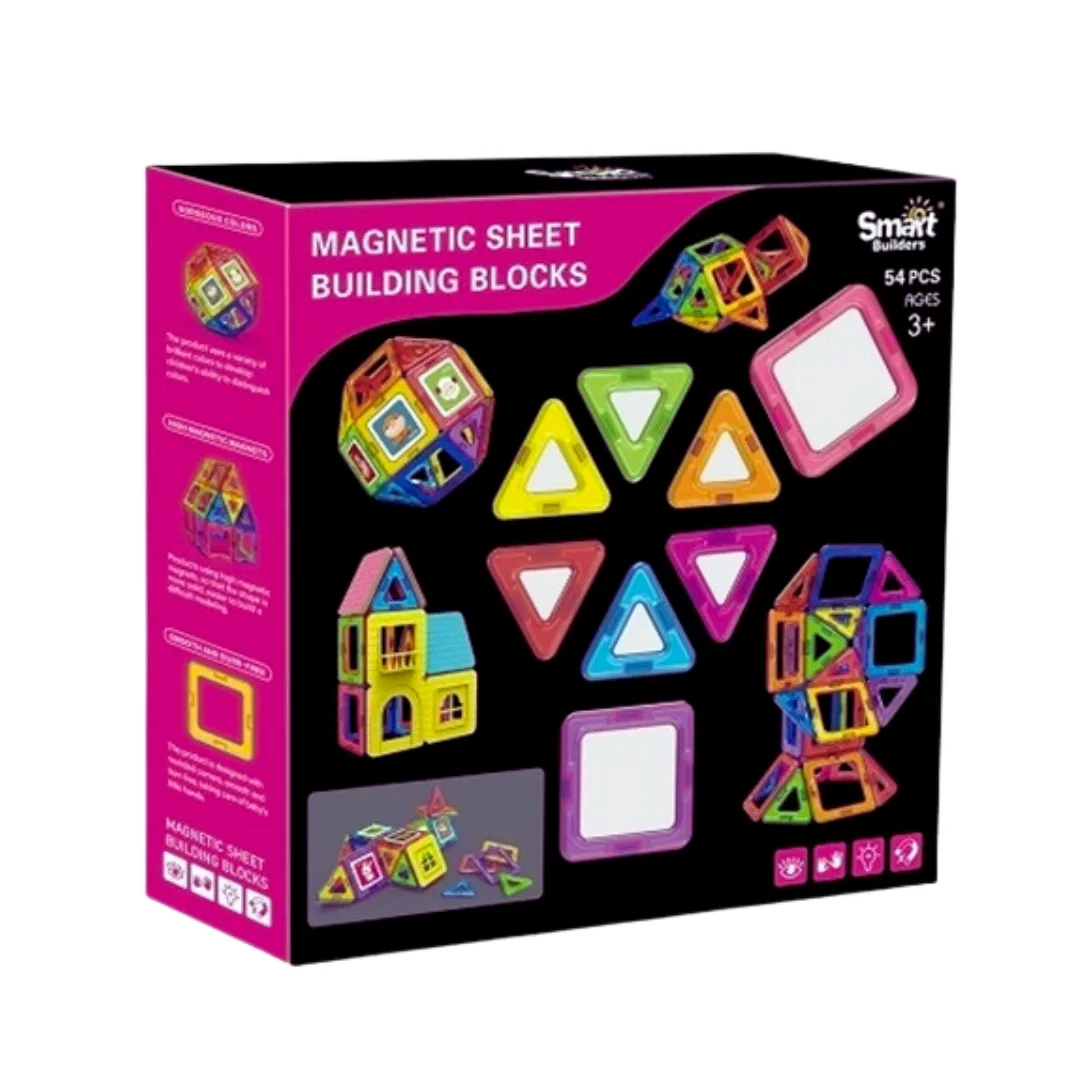 Bloques magneticos 54 piezas