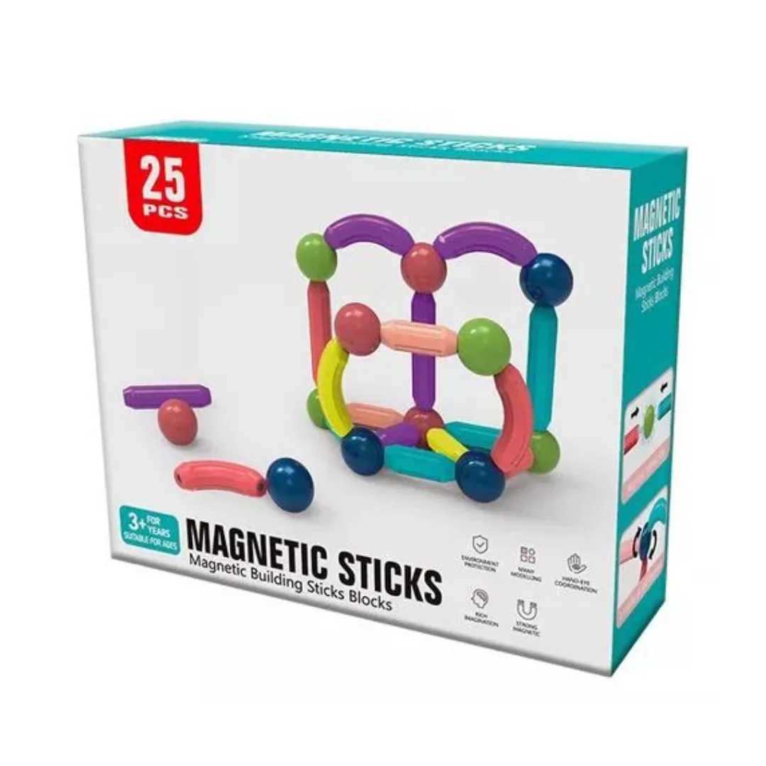 Bloques sticks magneticos 25 piezas