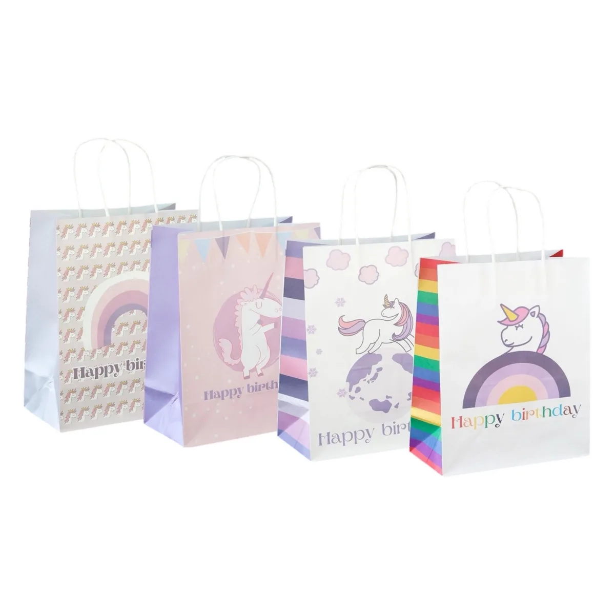 Bolsa de Papel Mediana - Unicornios