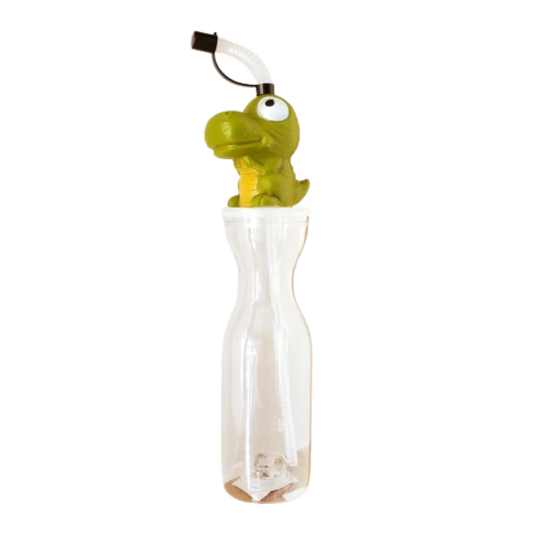 Botella Infantil de Plastico  con Luz - Dinosaurios