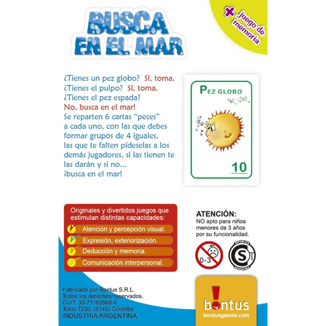 Busca en el mar - Bontus