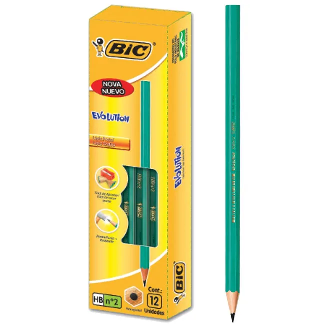 Caja x12 Lapiz Bic Evolution