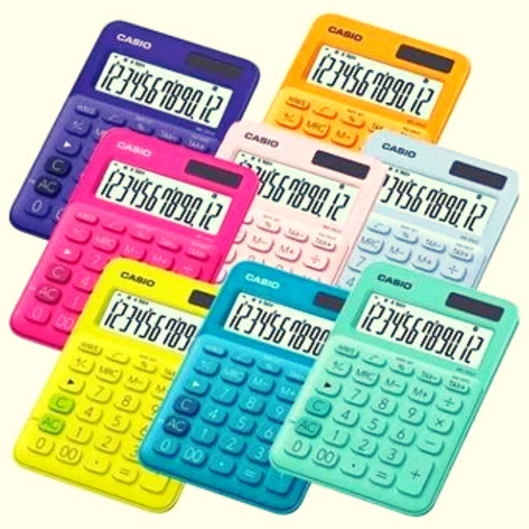 Calculadora Casio MS-20UC - Varios Colores