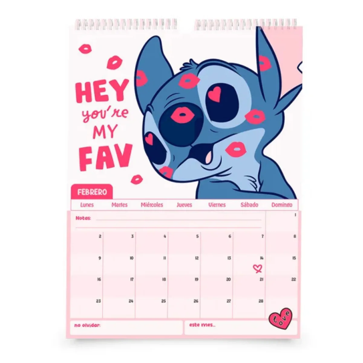 Calendario 2026 Stitch - Mooving 3