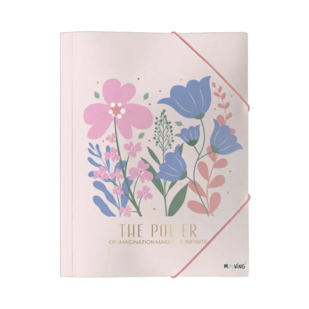 Carpeta c/ elastico Oficio - Floral Mooving 3