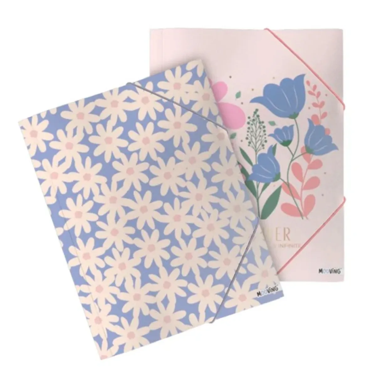 Carpeta c/ elastico Oficio - Floral Mooving