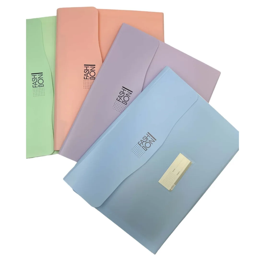 Carpeta con Separadores - Tonos pastel