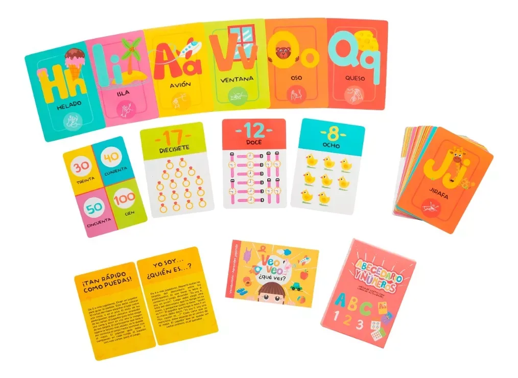 Cartas Abecedario y Numeros - Barco de Papel 3