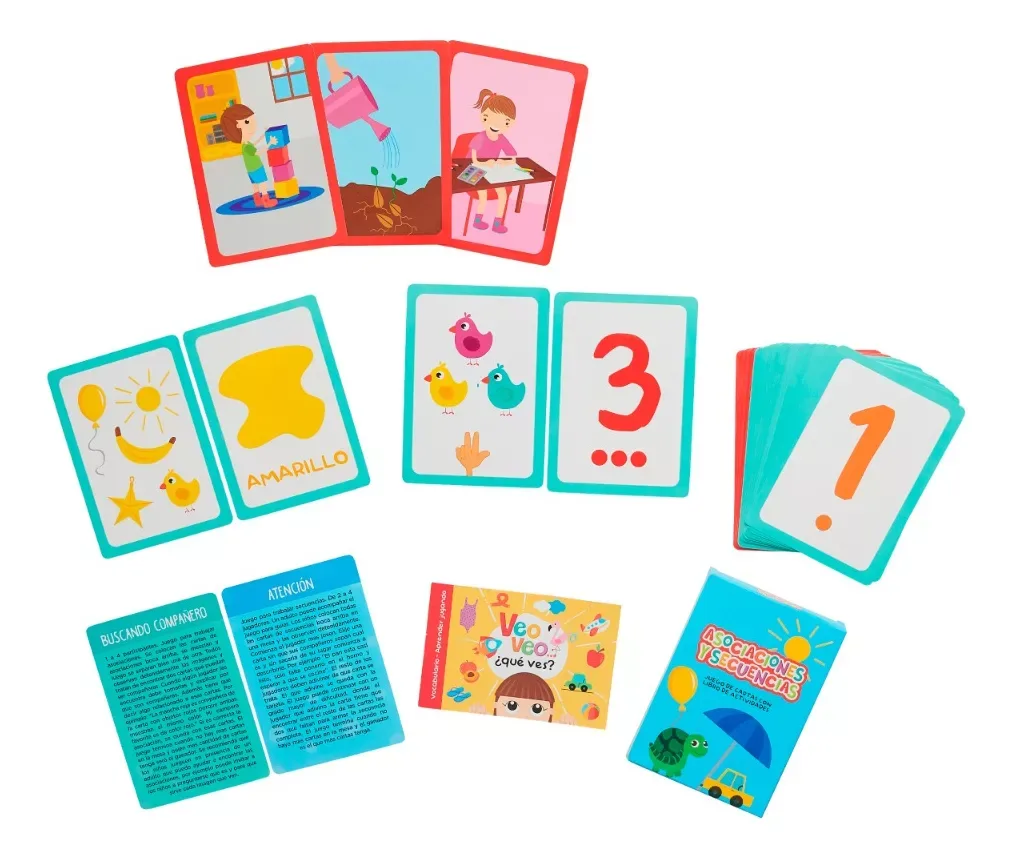 Cartas Asociaciones y Secuencias - Barco de Papel 3