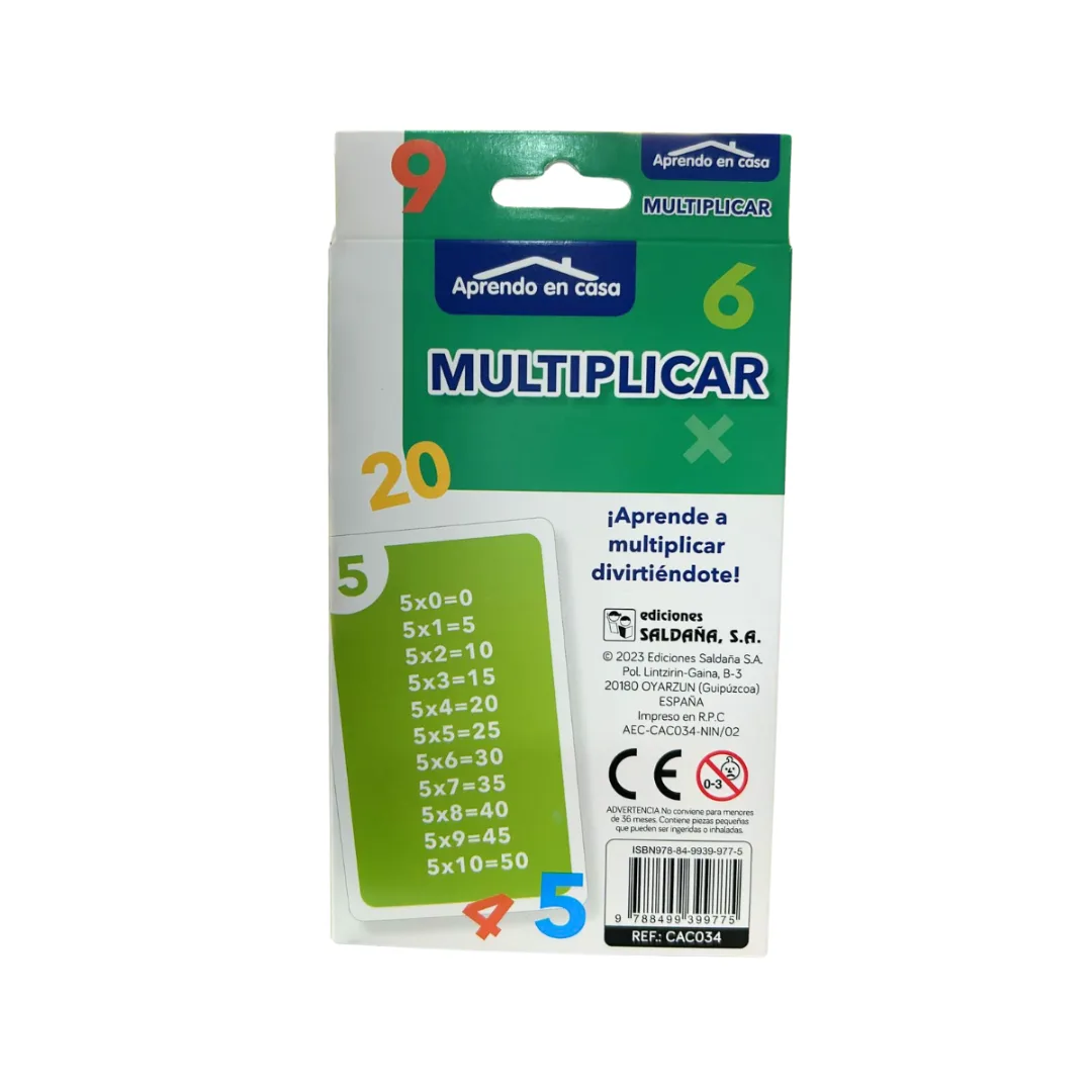 Cartas Didacticas - Multiplicar