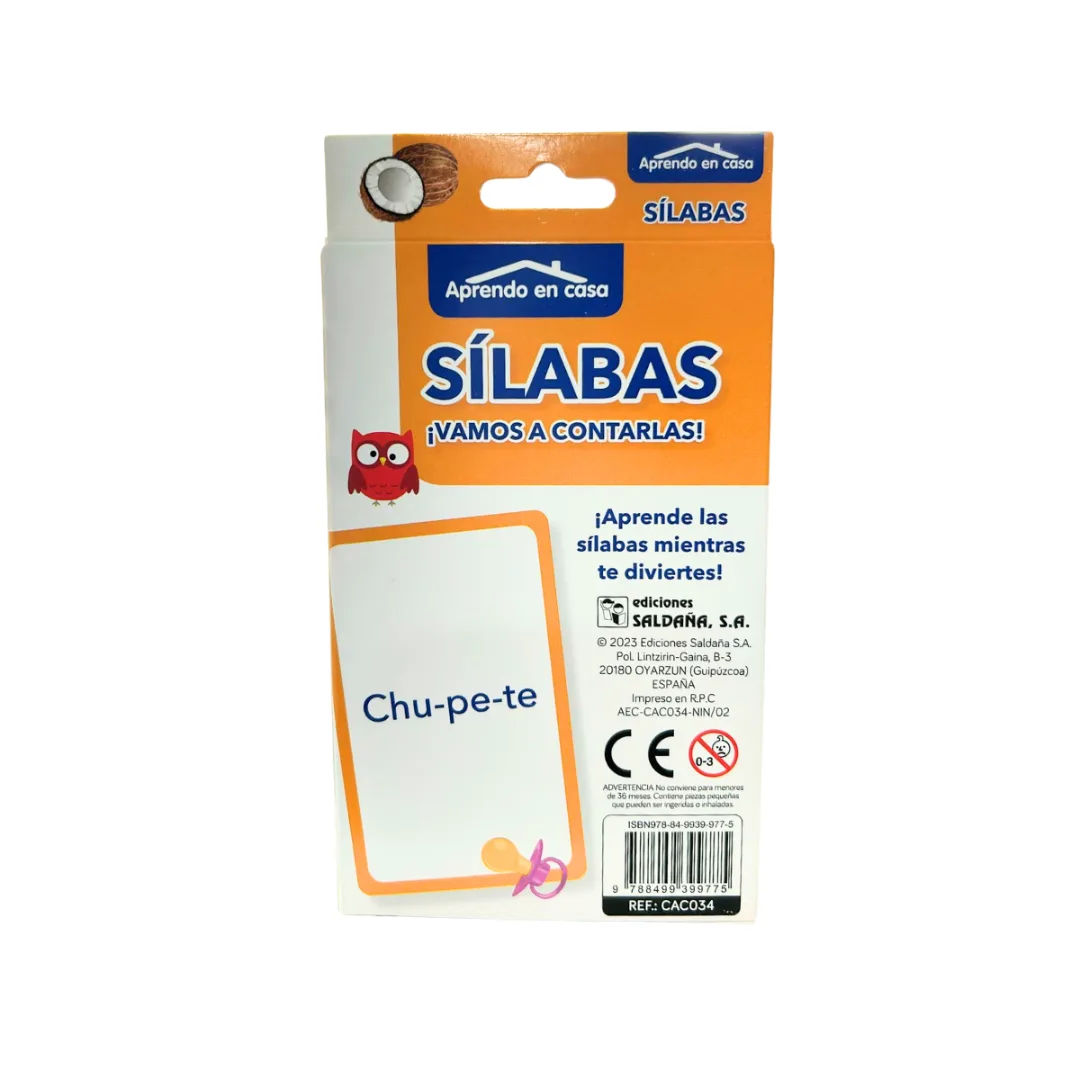 Cartas Didacticas - Silabas