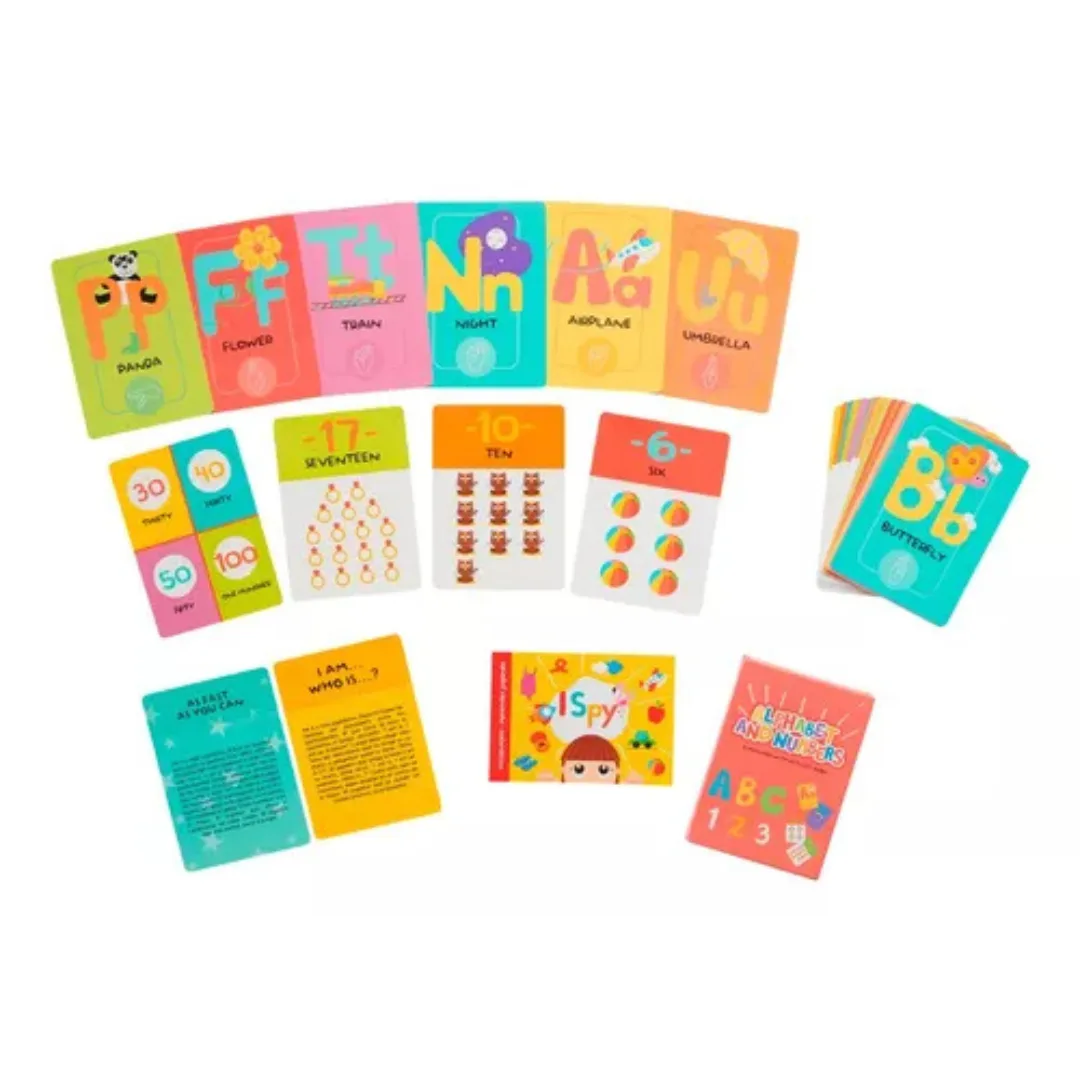Cartas en ingles Alphabet and Numbers - Barco de Papel