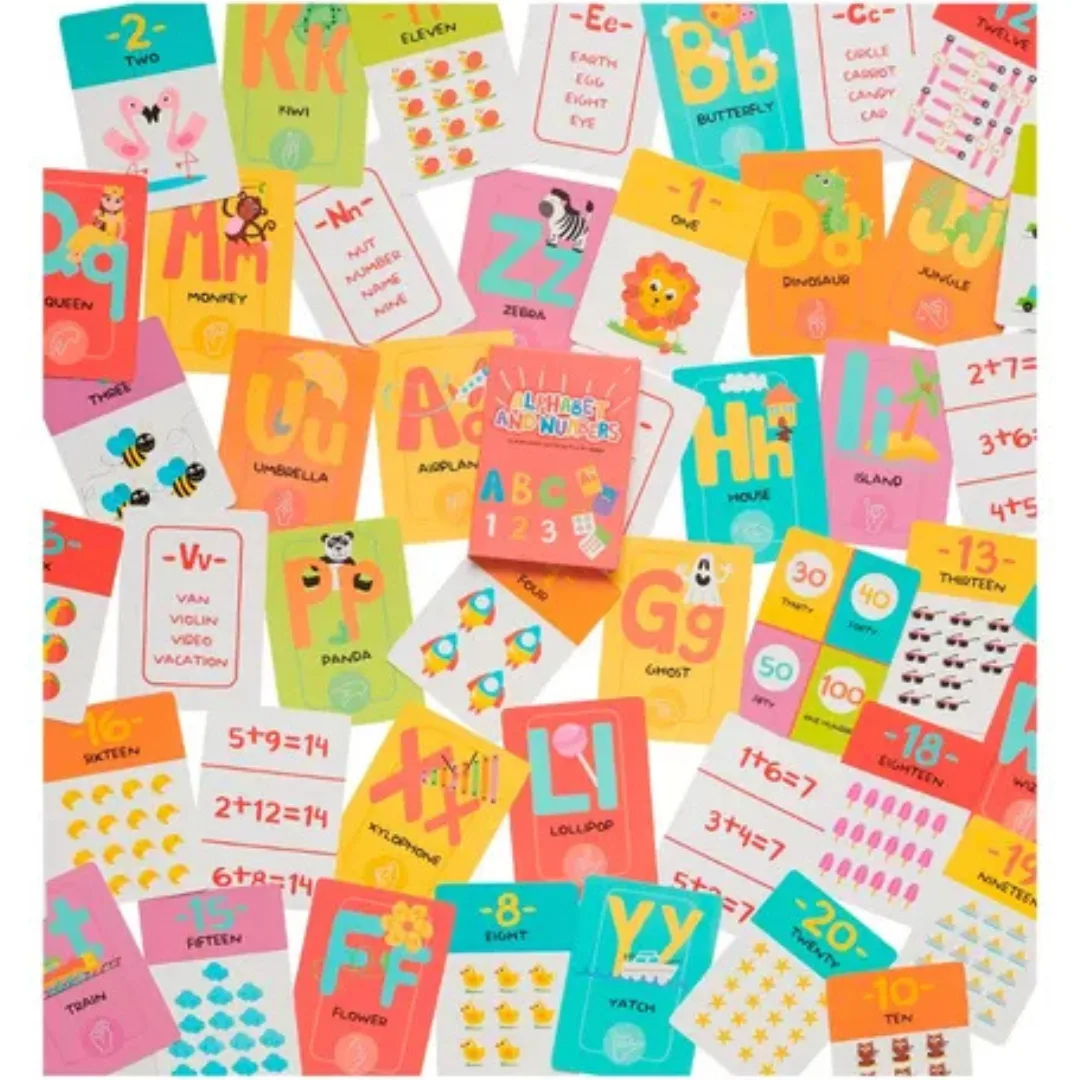 Cartas en ingles Alphabet and Numbers - Barco de Papel 3