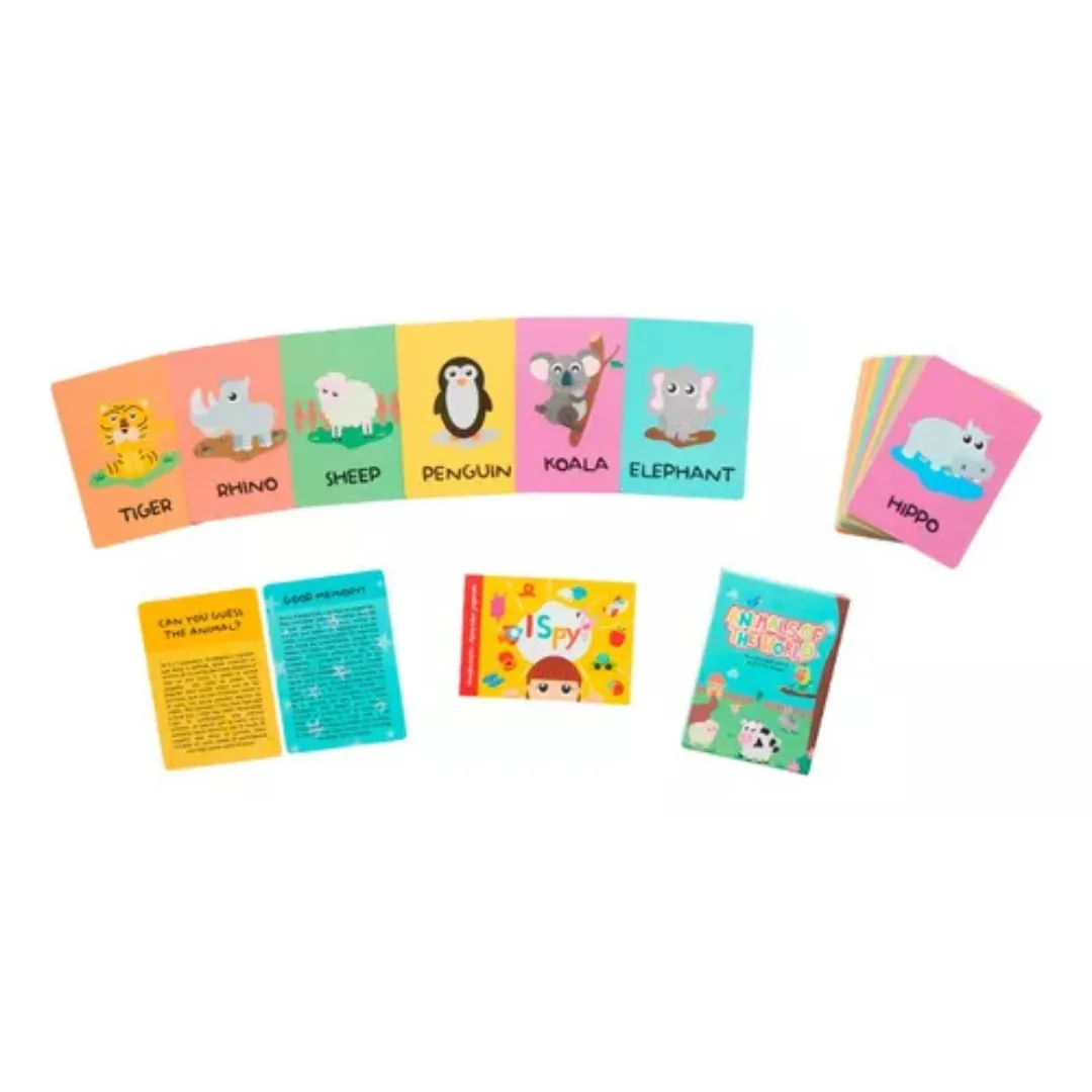 Cartas en ingles Animals of the world - Barco de Papel