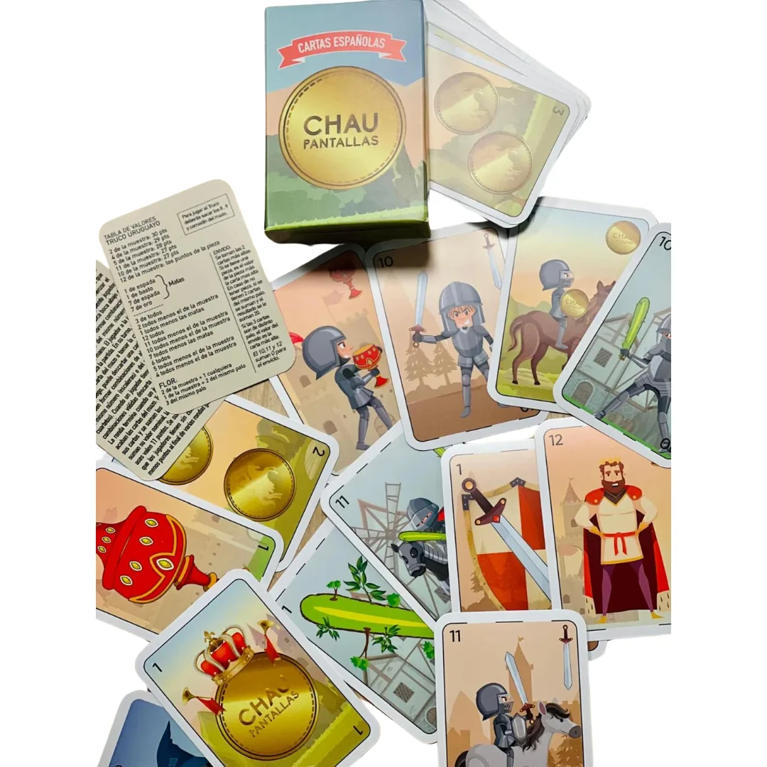 Cartas Españolas - Chau Pantallas