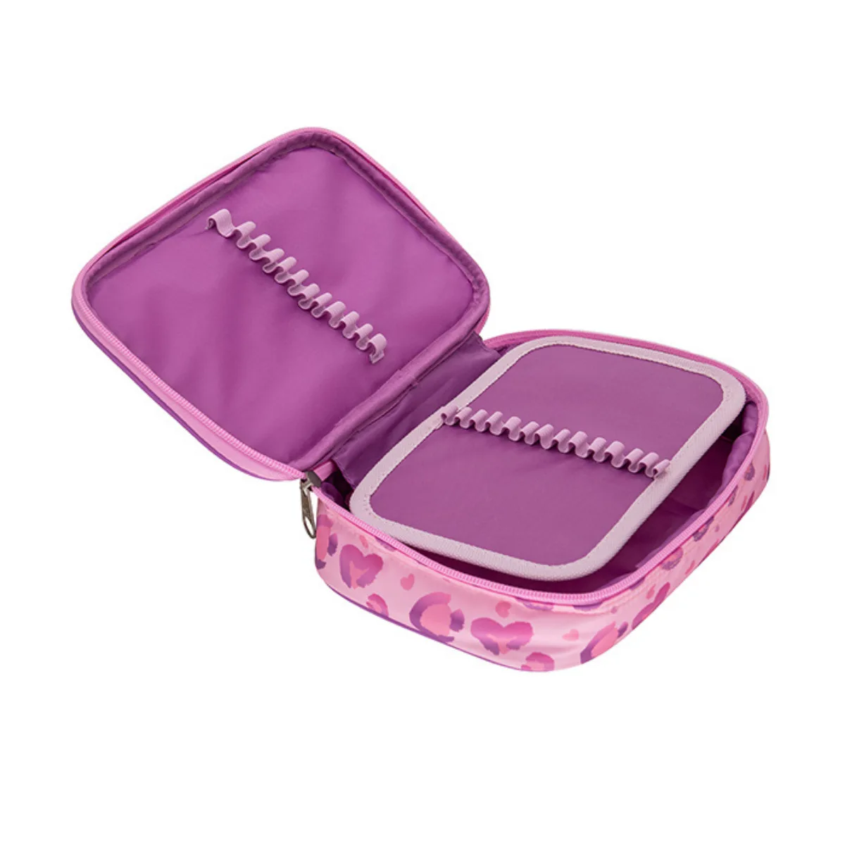 Cartuchera Animal Print Rosa Con Utiles Filgo