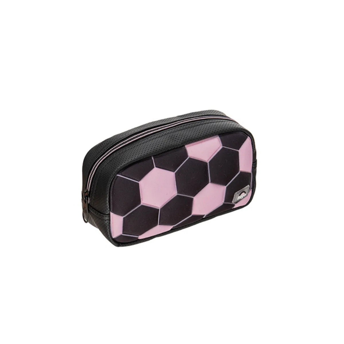 Cartuchera Futbol Negro y Rosa - Filgo 3