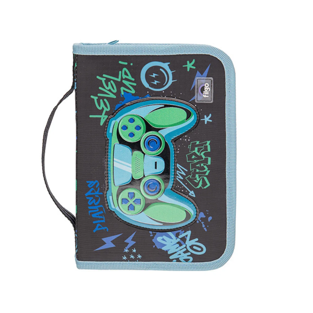 Cartuchera Gamer Con Utiles Filgo