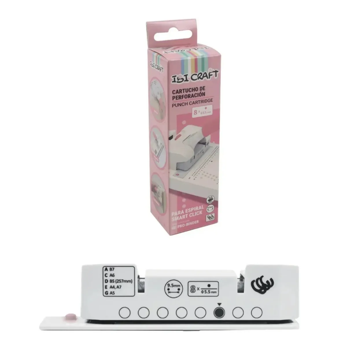 Cartucho Espiral x8 Perforadora Multisistema - Ibi Craft 3