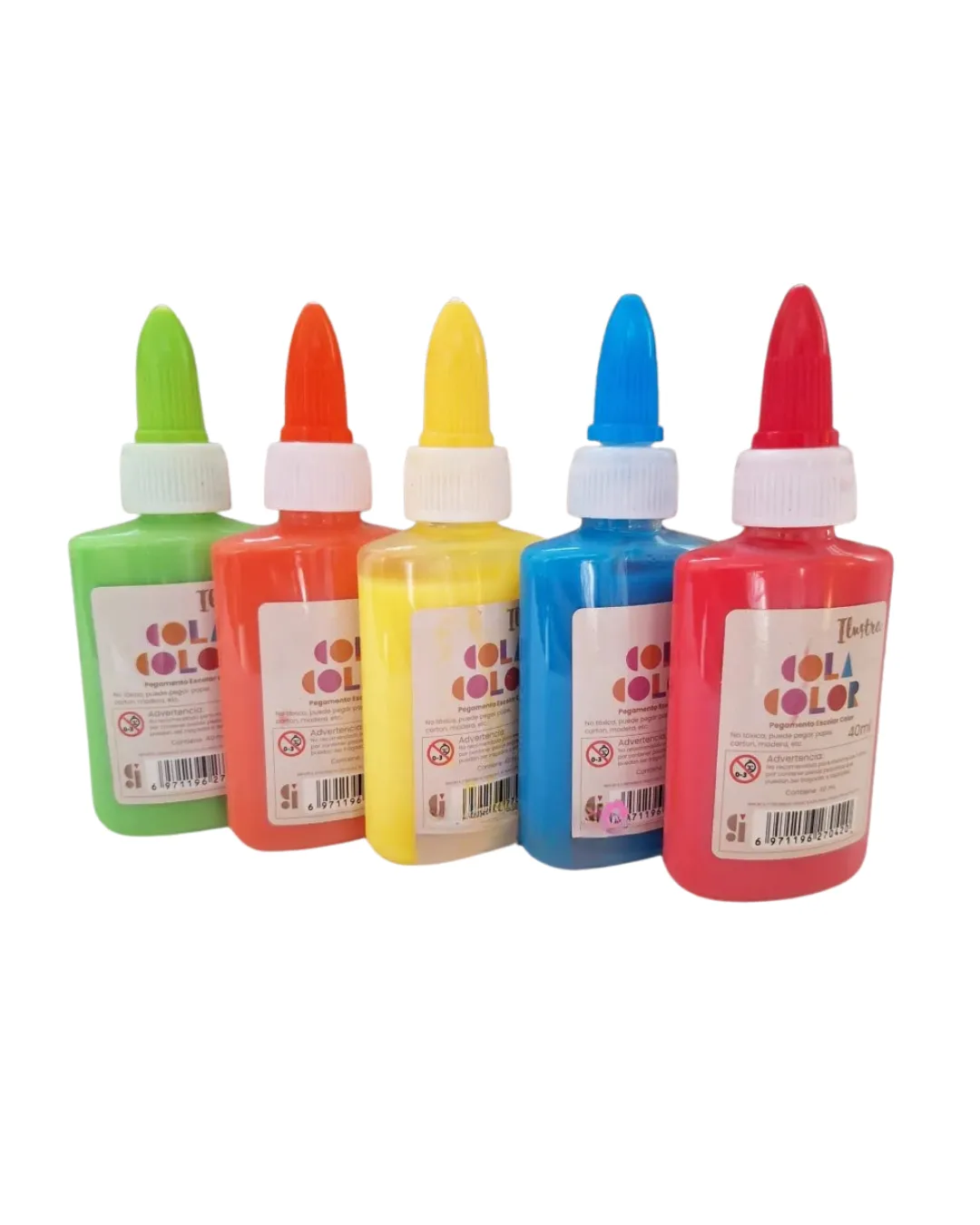 Cascola de colores