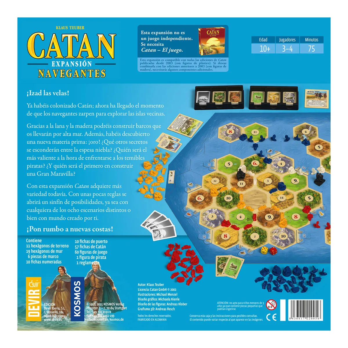 Catan Expansion Navegantes - Devir