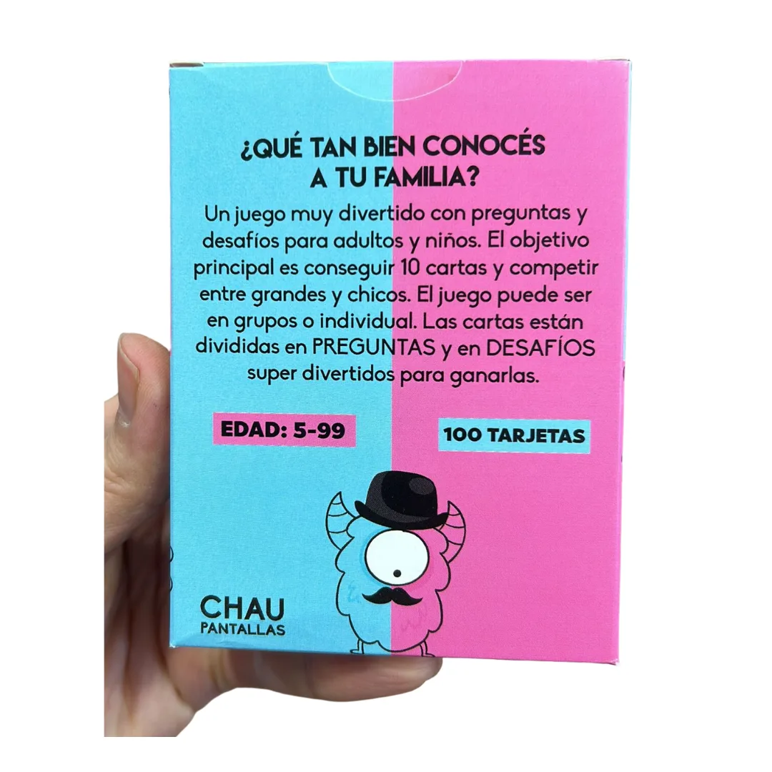 Charlas de mesa Adultos vs Niños - Chau Pantallas 3