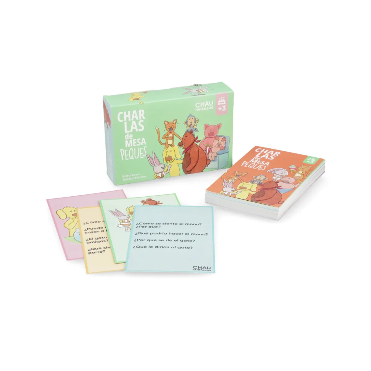 Charlas de mesa Peques - Chau Pantallas