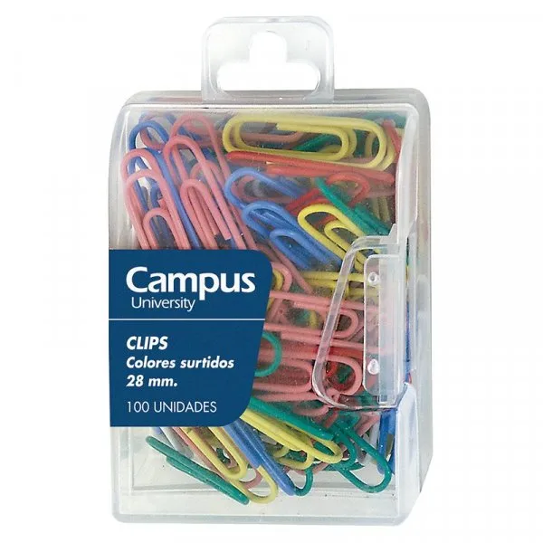 Clips de Colores x100 - Campus
